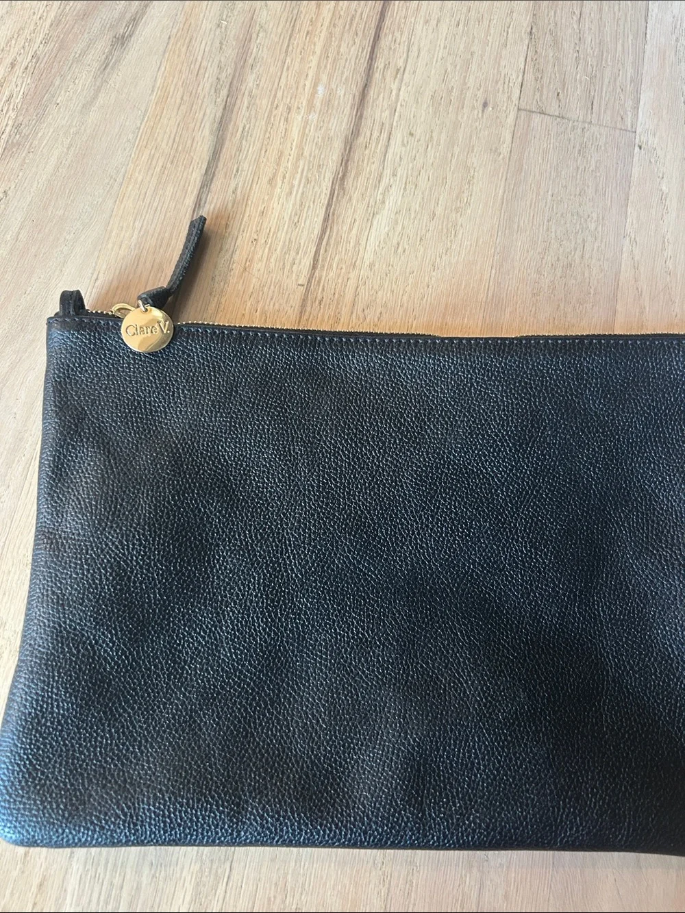 Clare V — Flat Clutch W/ Tabs — Petit Caviar - Picture 8 of 15